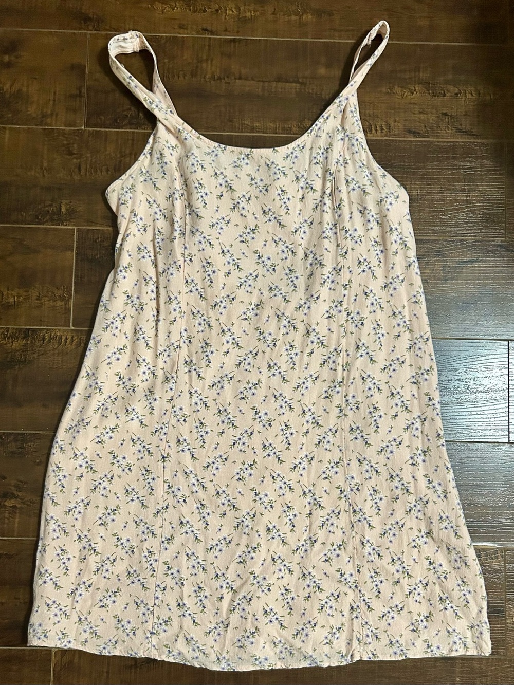 American Eagle Outfitters Light Pink Floral Slip Dress
